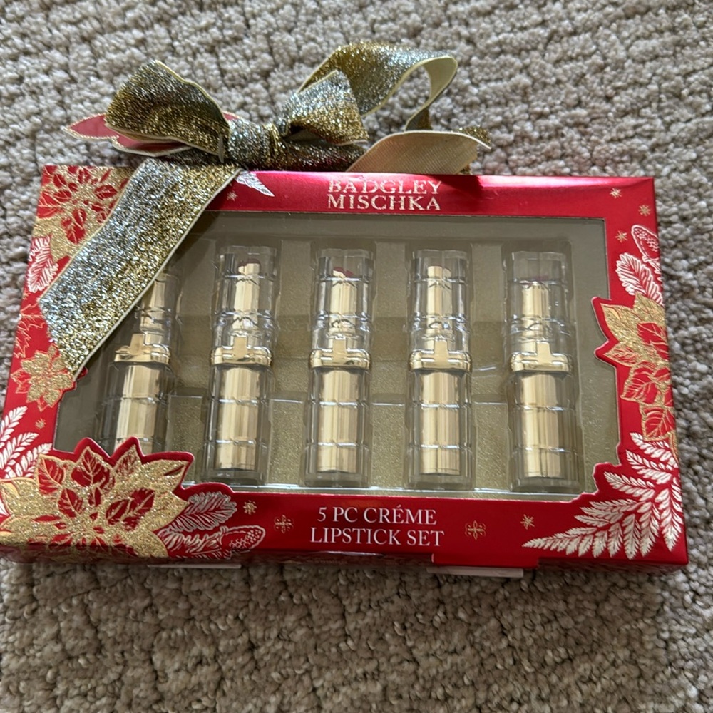Badgley Mischka 5 pc crème lipstick